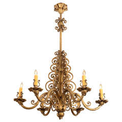 6-Light Multi-Spiral Fixture