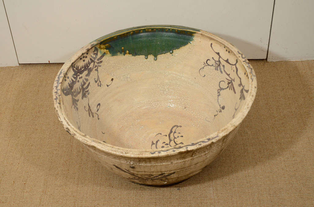 Large Oribe Rain Gathering Bowl 5