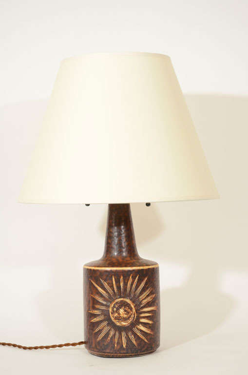 Small Incised Sun Lamp