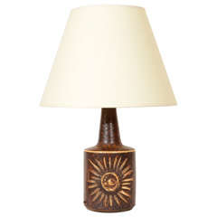 Small Incised Sun Lamp
