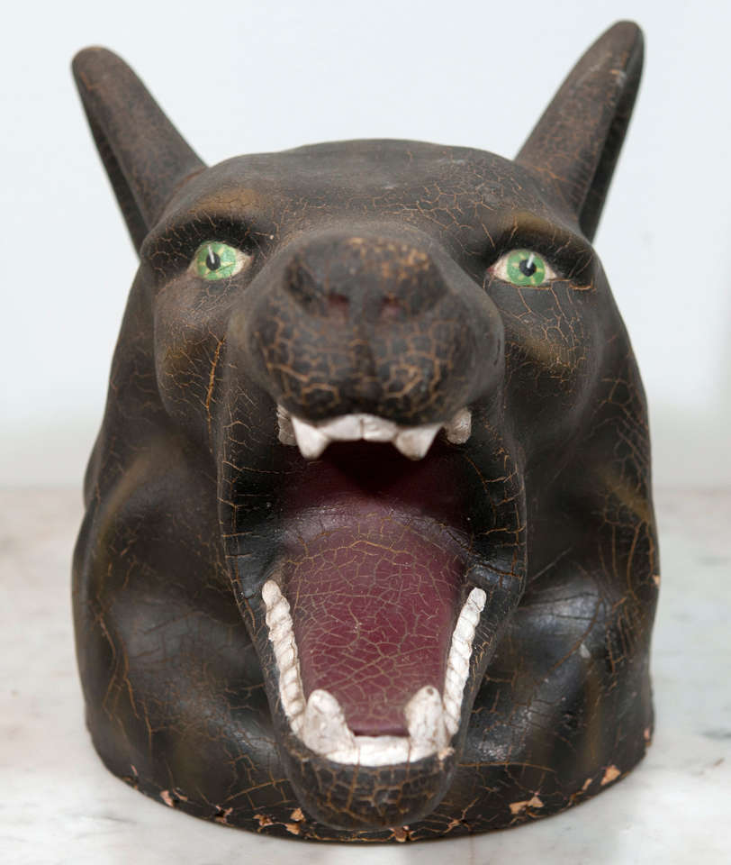American Wolf cub scout totem head