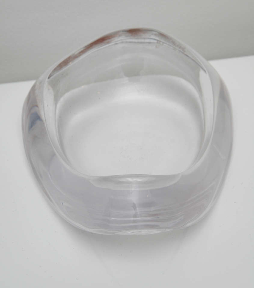 Organic Shaped Lucite Occasional Dish   In Good Condition In Miami, FL