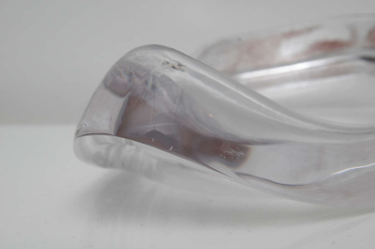 Organic Shaped Lucite Occasional Dish   3