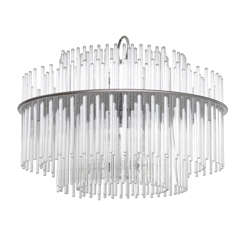 Glass Rod Chandelier Lightolier