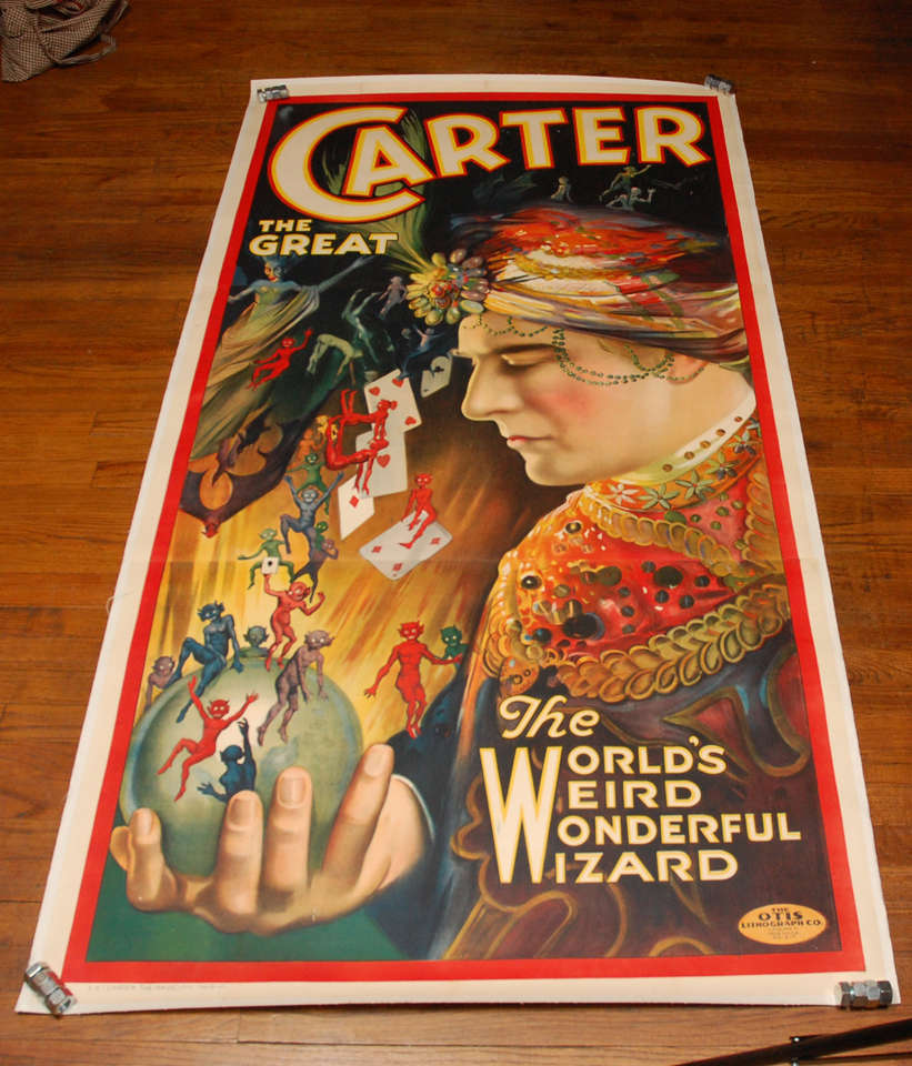 Large “carter The Great” Original Poster For Sale at 1stDibs | carter