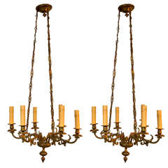 Antique Pair of French Chandeliers