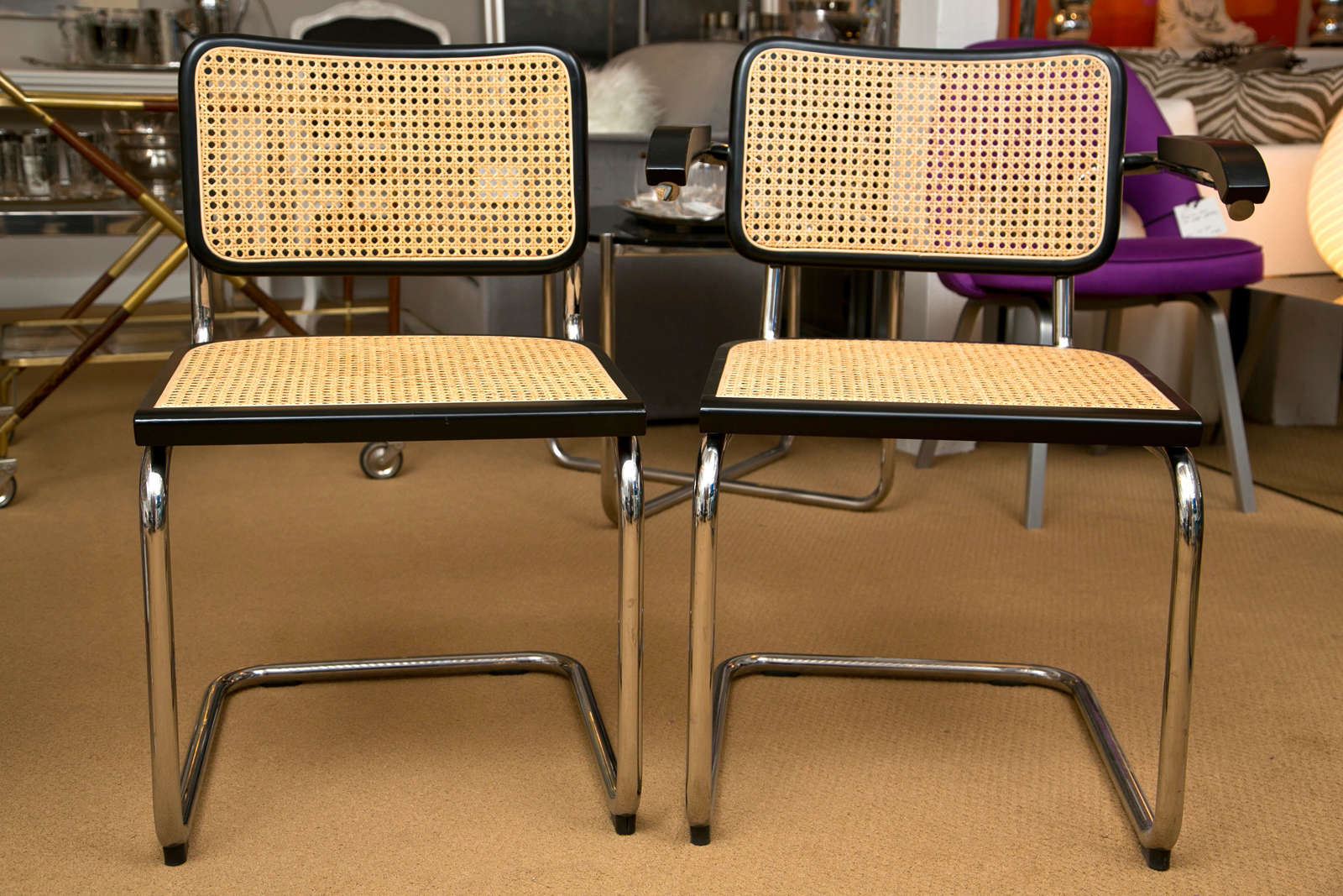 Cesca Chairs by Marcel Breuer 3
