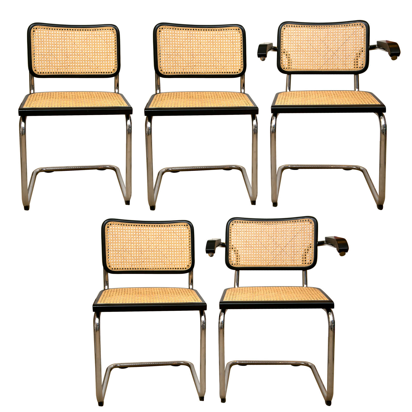 Cesca Chairs by Marcel Breuer