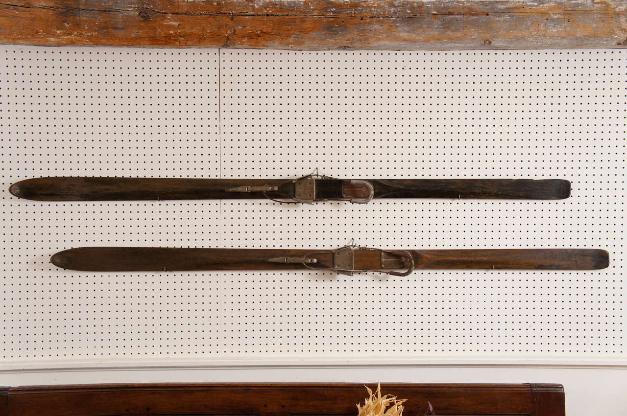 American Set of ca. 1920 Skis