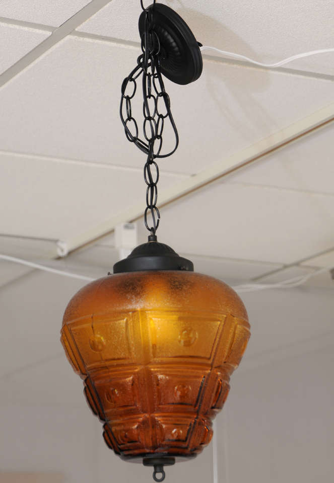 Ceiling pendant amber modernism stunning multiple amber pendants different styles. Restored
Chain is 14