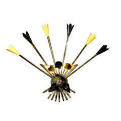 Stilnovo Style Pair of  Tulip Sconces