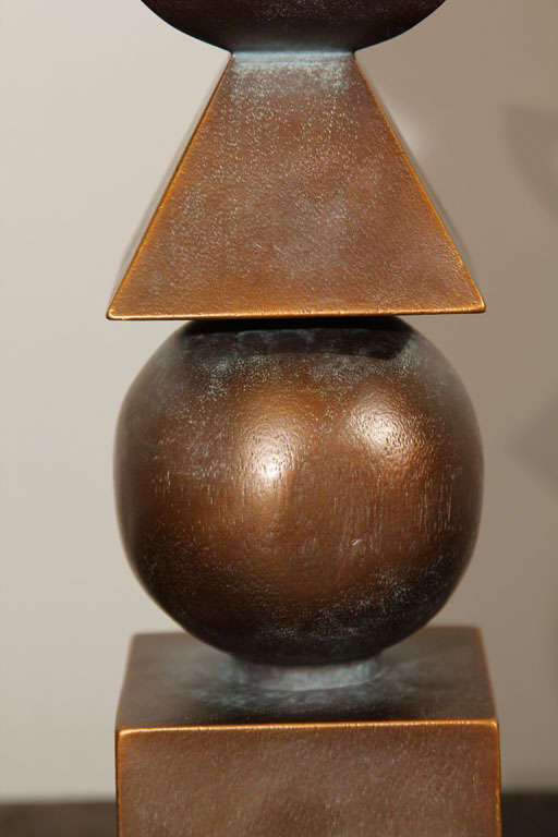 Contemporary Bronze Gorinto Sculpture For Sale 2