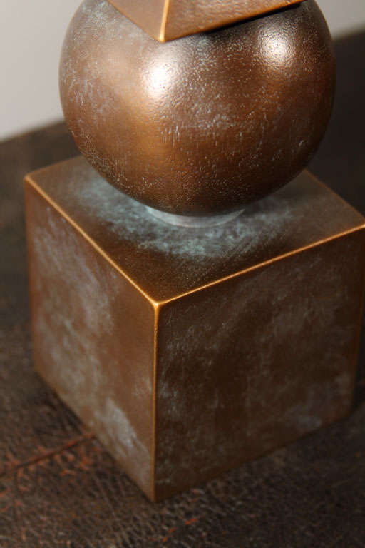 Contemporary Bronze Gorinto Sculpture For Sale 5