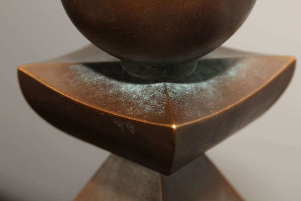 Contemporary Bronze Gorinto Sculpture For Sale 6
