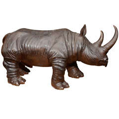 Monumental  Japanese  Bronze Rhino