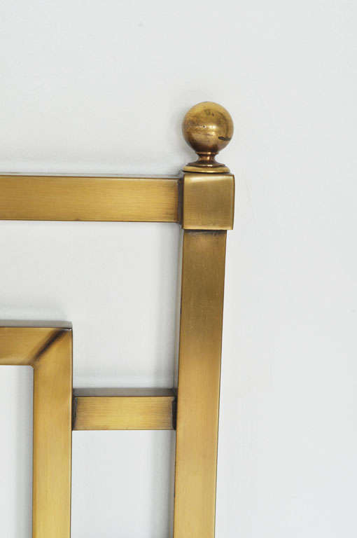 Mastercraft brass headboard King size at 1stdibs