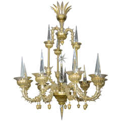 Pair of Chandeliers by Andre Arbus