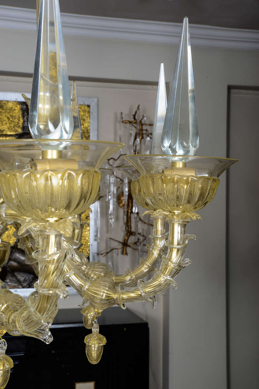Pair of Chandeliers by Andre Arbus For Sale 1
