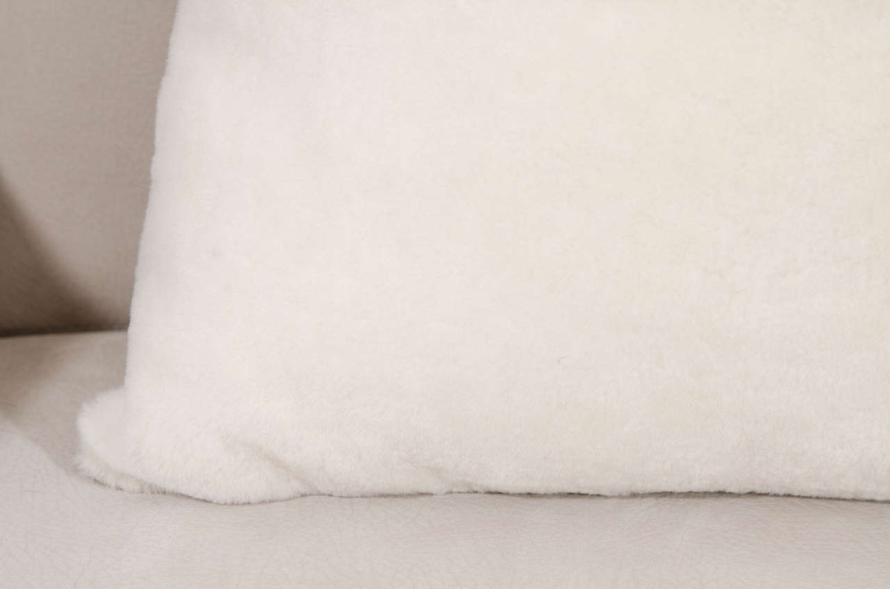American Custom Shearling Pillow with Suede Backing