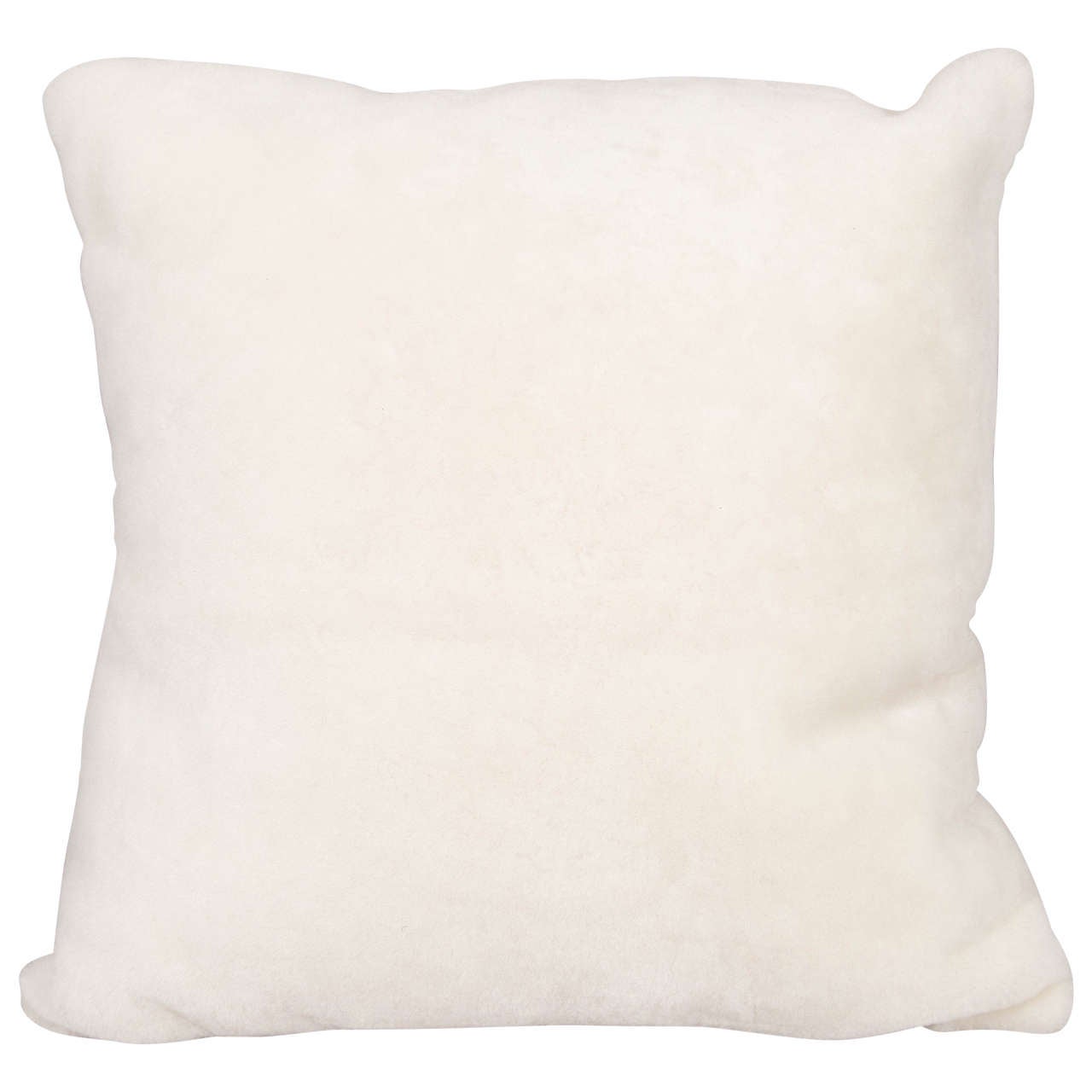 Custom Shearling Pillow with Suede Backing