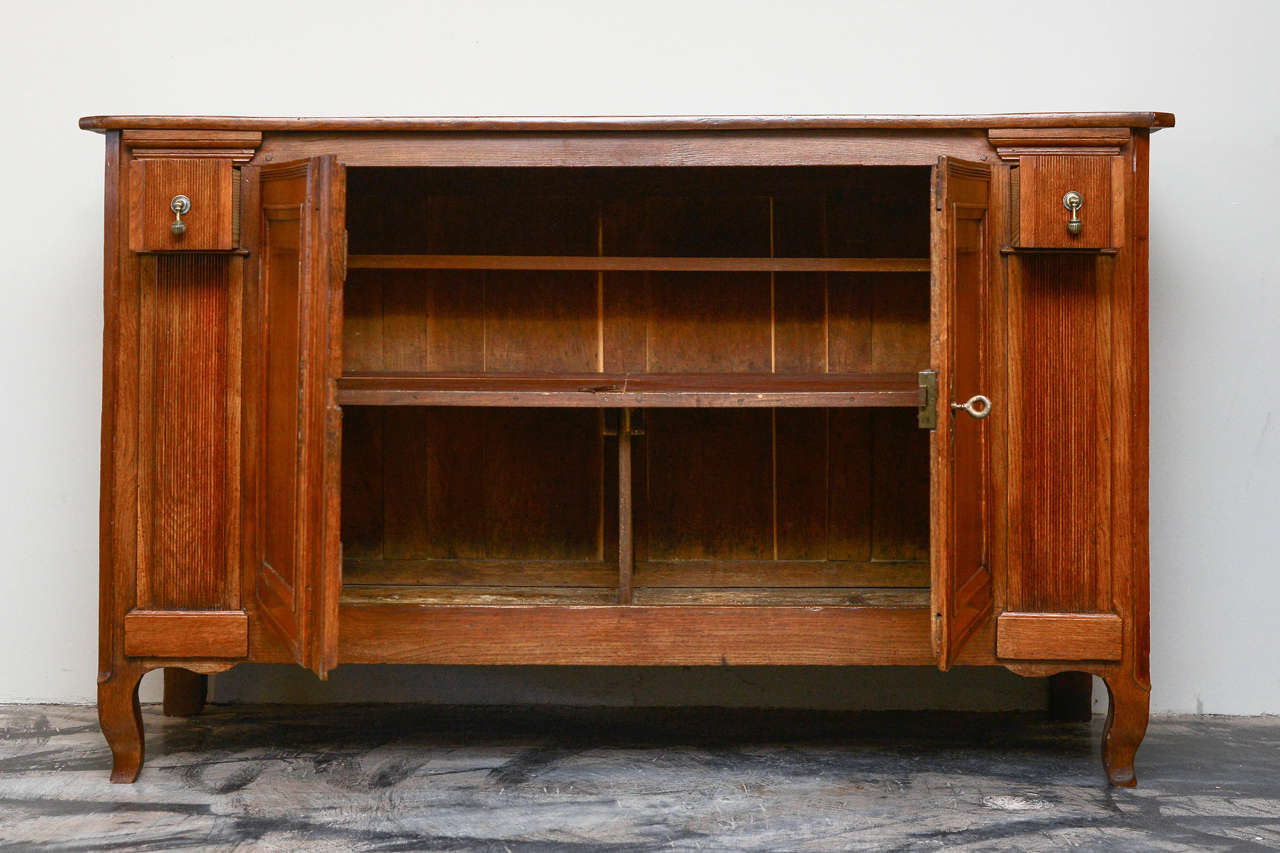 French Provincial Oak Buffet, Circa 1850 For Sale 1