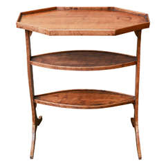 Antique French Provincial Fruitwood Vide Poche, circa 1870