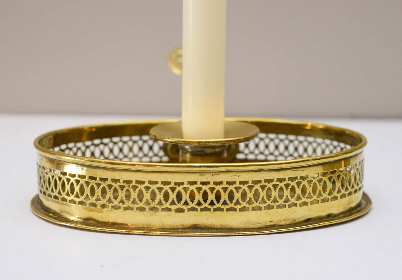 Pair of English Brass Candle Holders, Mid-19th Century 2