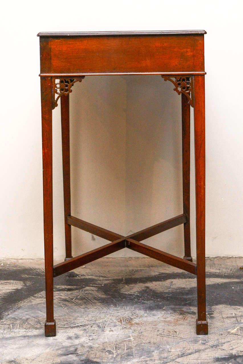 19th Century George III Style Mahogany Rectangular Table, Circa 1850