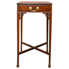 George III Style Mahogany Rectangular Table, Circa 1850