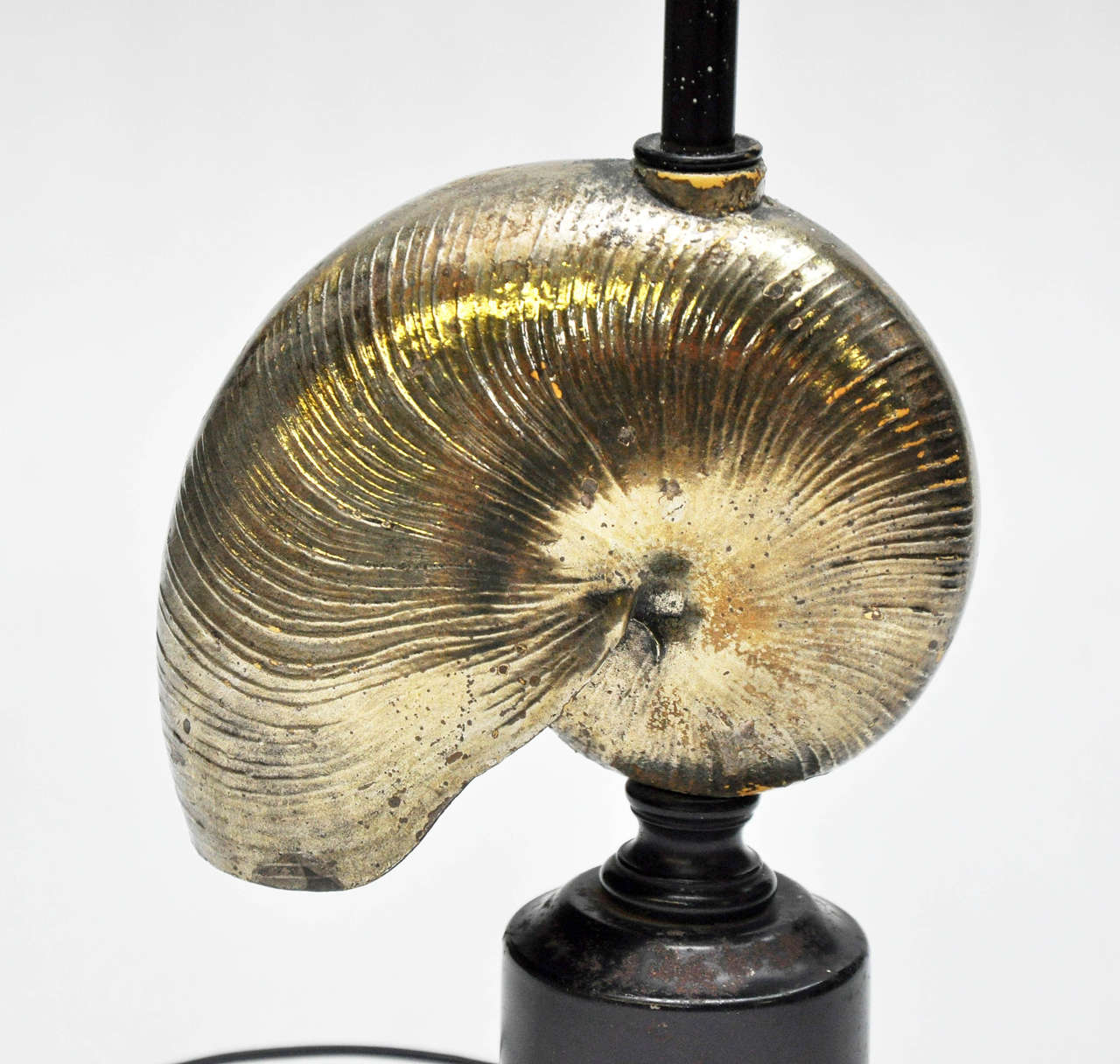 French Nautilus Shell Lamp in the Manner of Maison Jansen