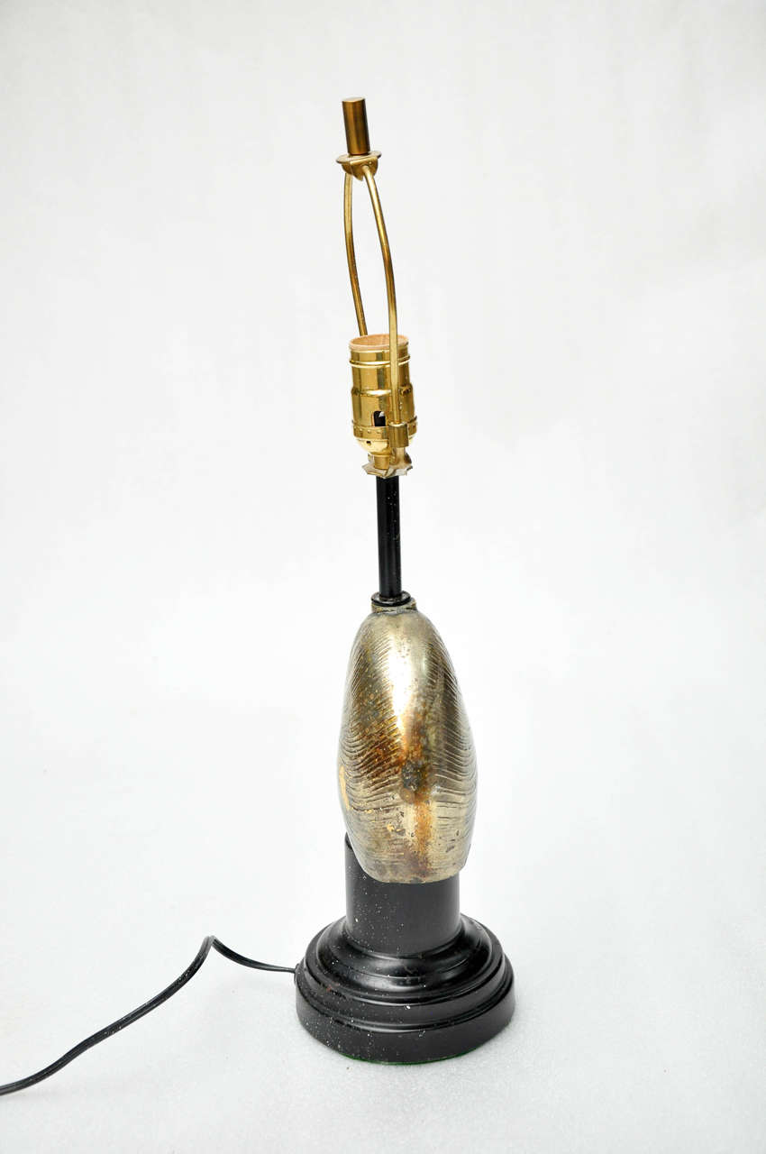 Bronze Nautilus Shell Lamp in the Manner of Maison Jansen