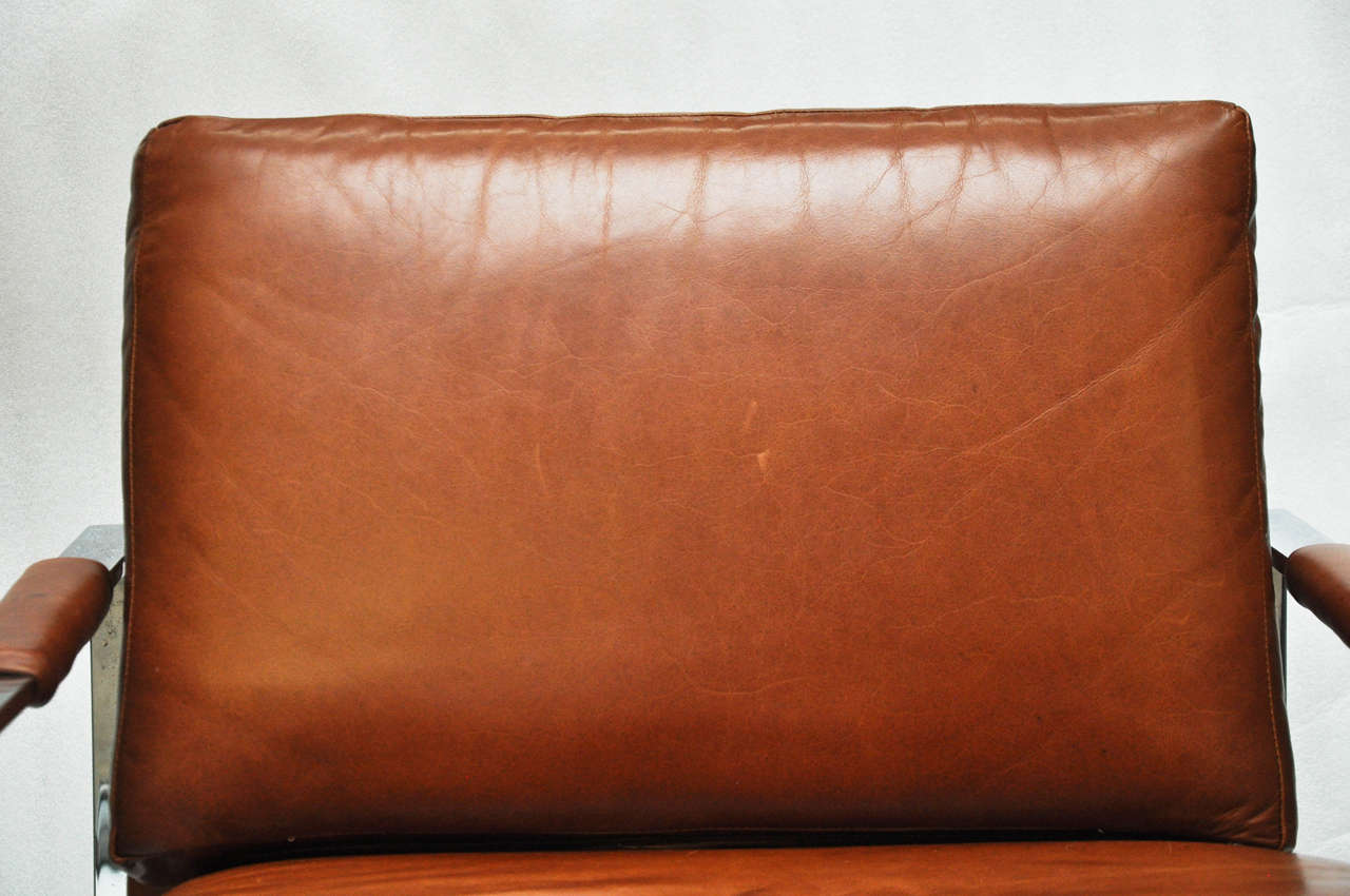 leather and chrome chairs