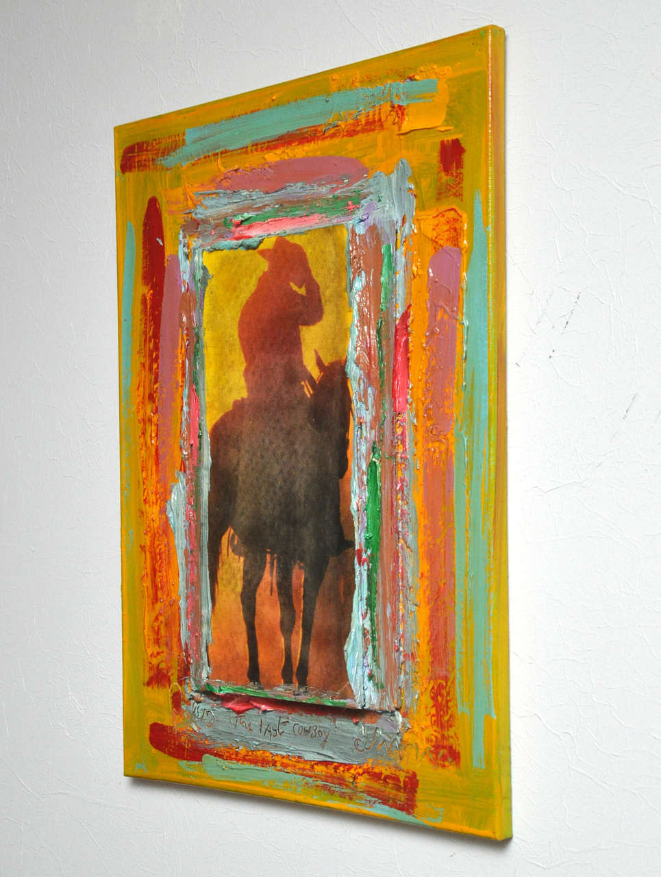 The last cowboy of palm springs painting.
