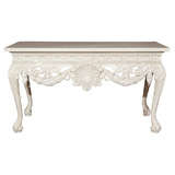 William Kent Style Painted Carved Console