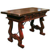 Spanish Antique Desk, Original Paint