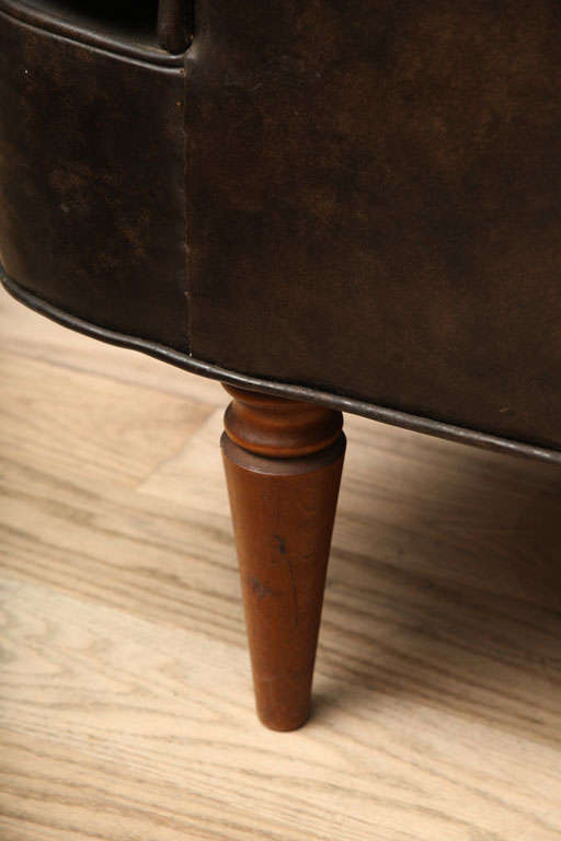 Edward Wormley Leather Club Chair 1