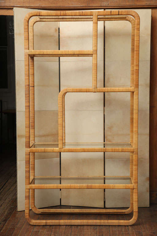 Italian Cane Etagere