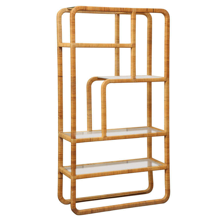 Cane Etagere