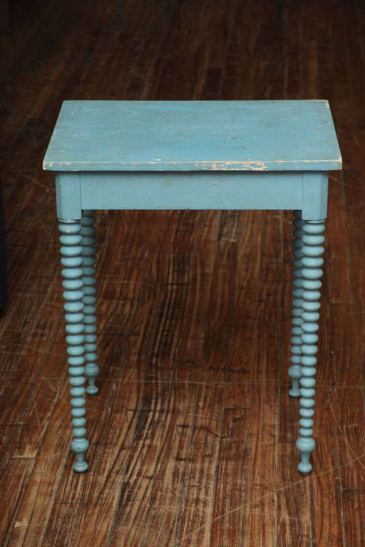 Unknown Painted Wooden Side Table