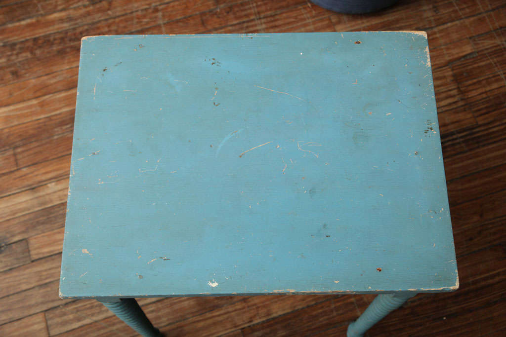 Painted Wooden Side Table 1