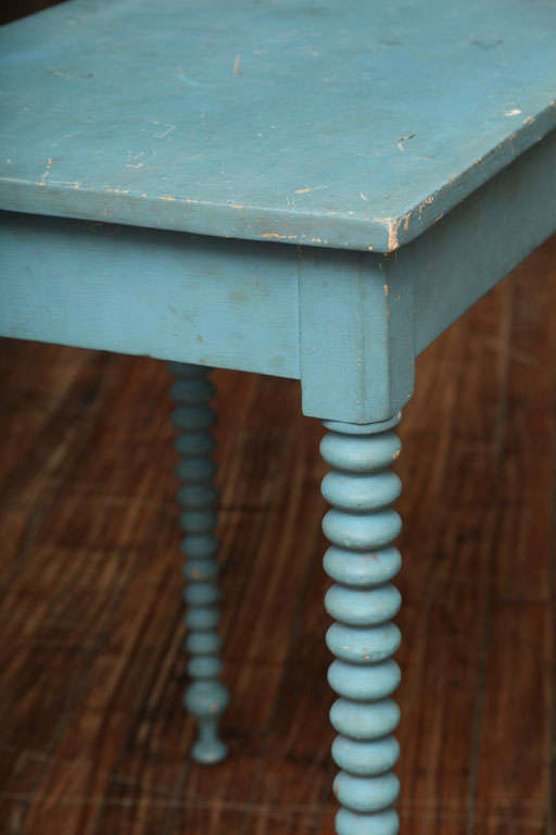 Painted Wooden Side Table 2