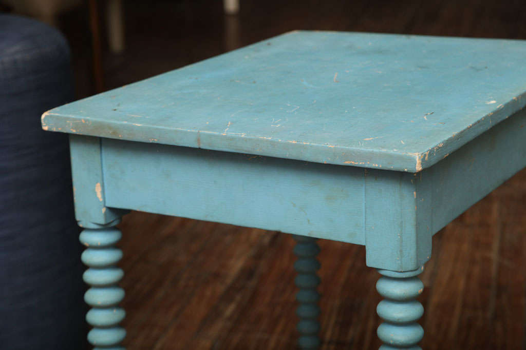 Painted Wooden Side Table 4