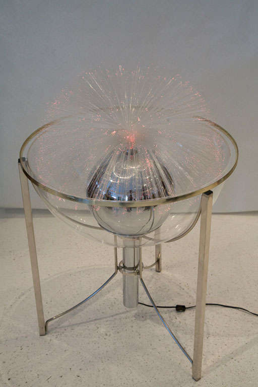 Vintage Fiber Optic Globe Light by Fantasia Products 1