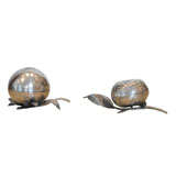 Vintage Italian Sterling Silver Fruit Form Boxes