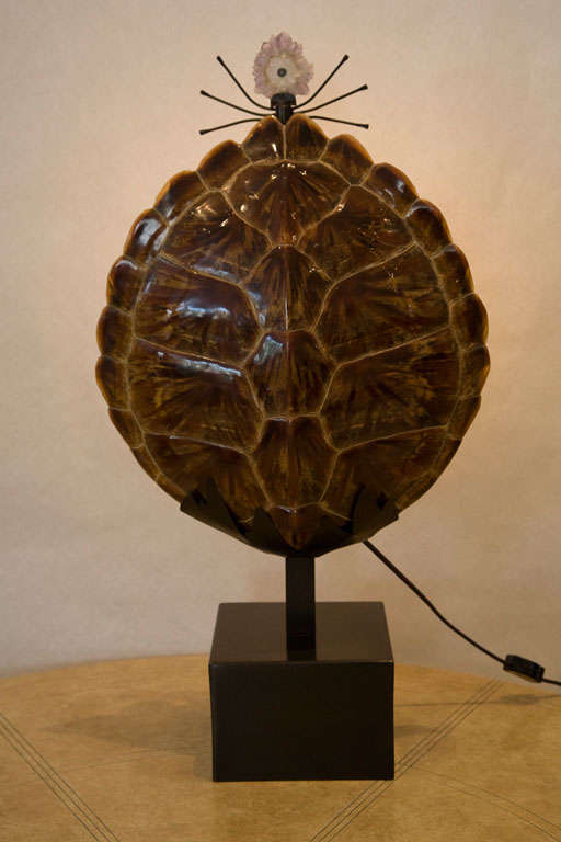 A Custom Tortoise Shell Lamp by Dragonette Ltd. 5