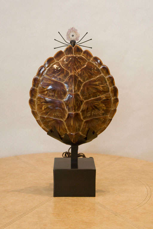 A Custom Tortoise Shell Lamp by Dragonette Ltd. 6