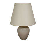 A Gunner Nyland for Rorstrand Stoneware Ovoid Table Lamp.