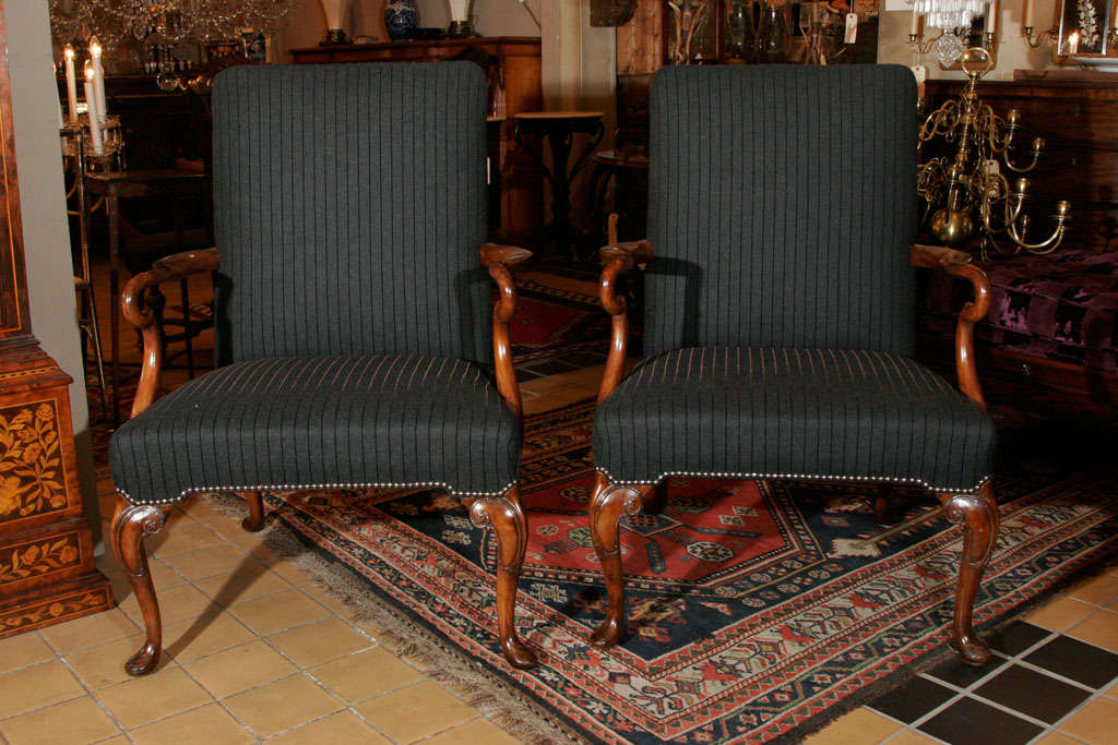 Pair of Open armchairs