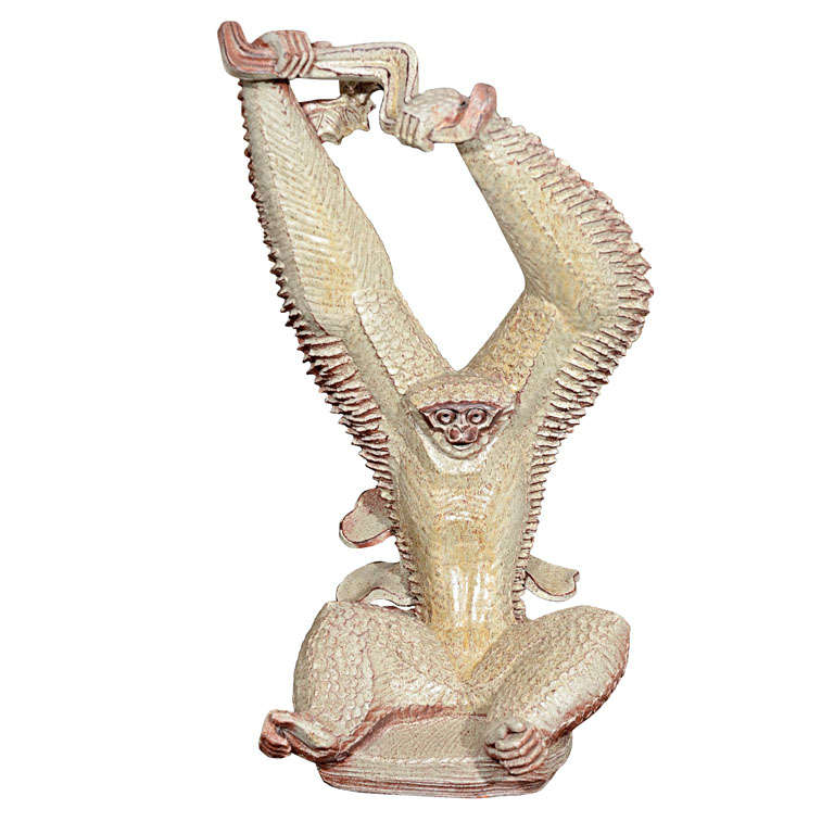 Ceramic Monkey by Betty Davenport Ford For Sale