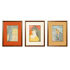 Custom Framed Paintings by Angna Enters 1